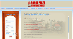 Desktop Screenshot of boholplazaresort.com